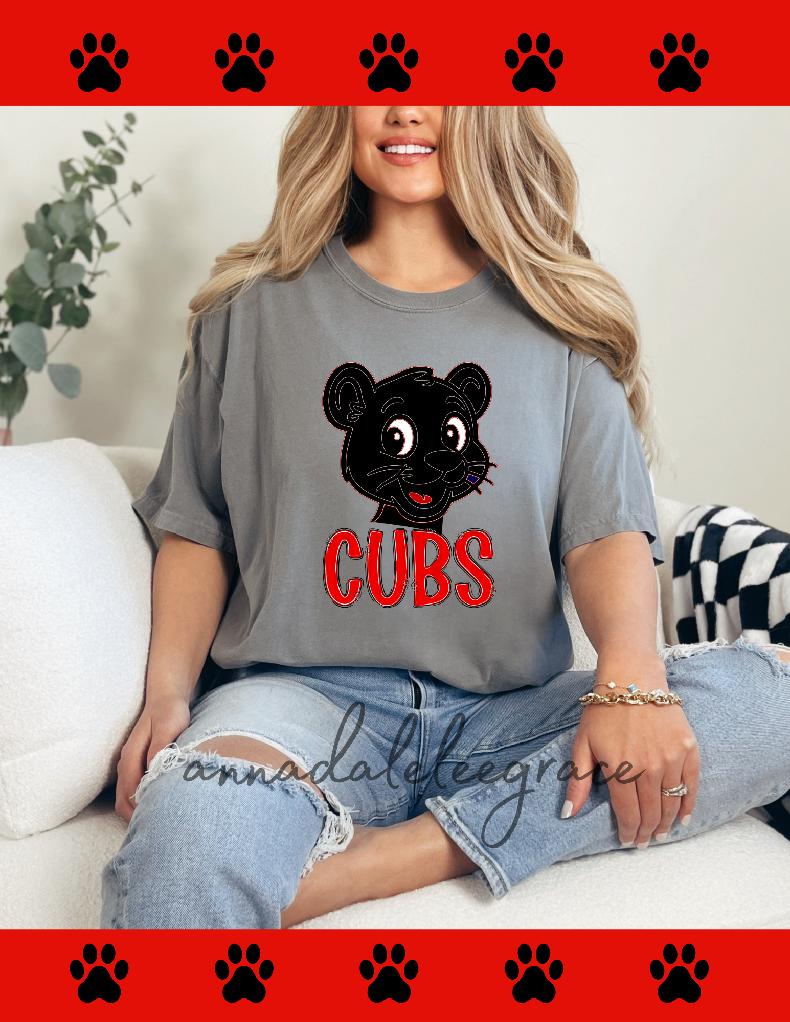 Cubs solid tee